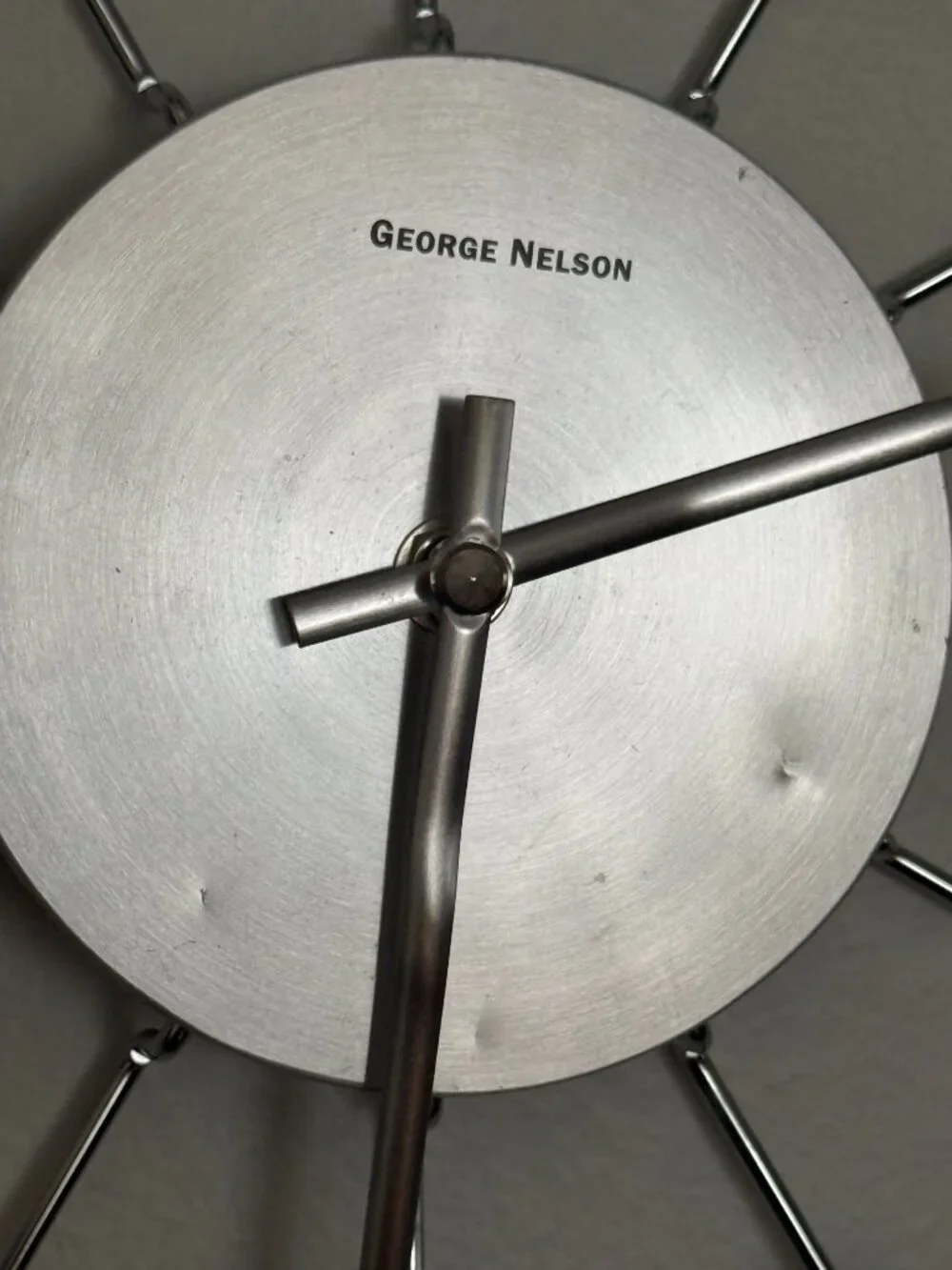 Vintage MCM Atomic Ball Wall Clock Multicolor George Nelson Style Retro